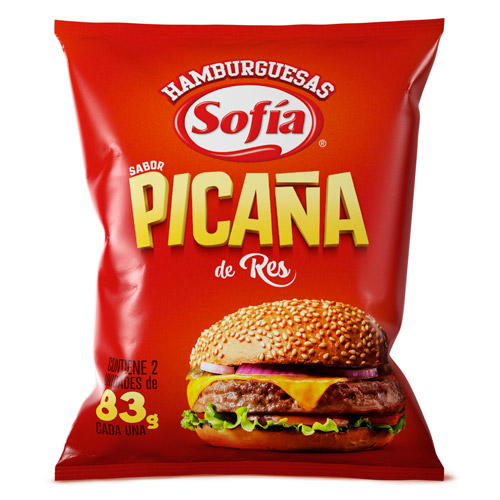 P.U. SACHET HAMB. 83 RES PICAÑA SOFIA 2X83 GRS.