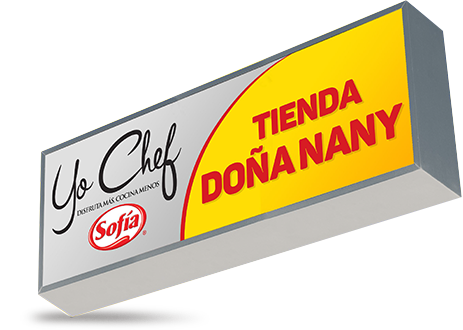 Letrero Sofía Yo Chef